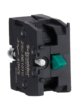 施耐德按钮触点ZB2-BE101C基座+触点ZB2BZ103C常开常闭辅助