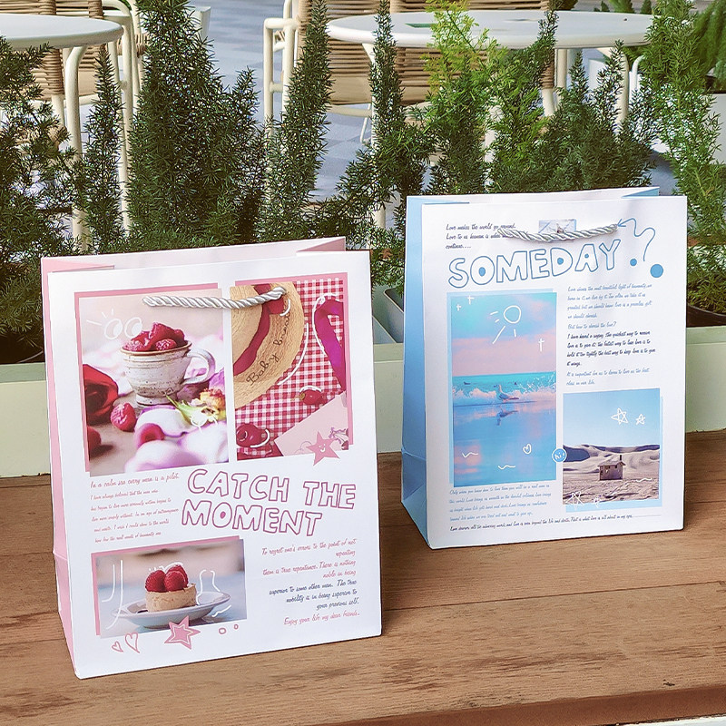 礼物手提袋小清新生日礼品袋伴手礼大号加厚包装袋竖款硬纸袋袋子,包装,礼品袋/塑料袋,淘宝优惠券,粉丝福利购,淘宝优惠卷