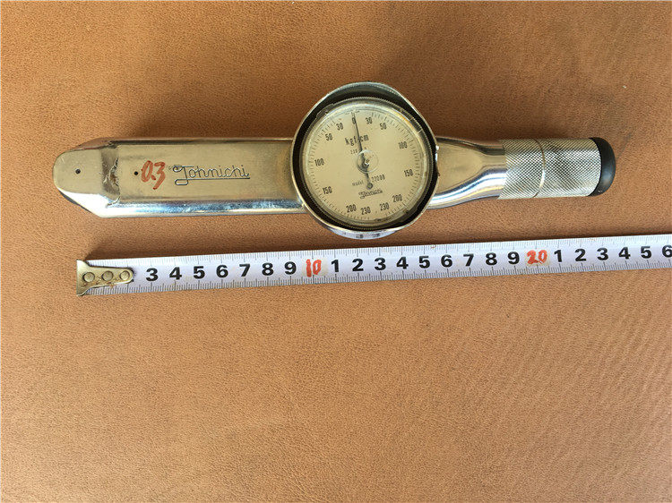 二手日本进口TOHNICHI指针式扭力扳手表盘式汽修工具重约0.3kg
