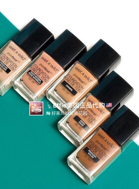 美国正品Wet N Wild Photo Focus哑光柔焦滋润粉底液持久强遮瑕