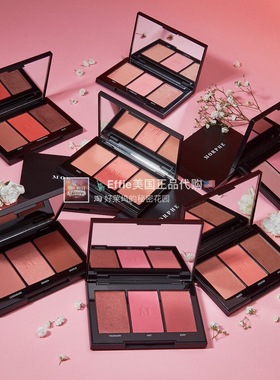 【正品在途】Morphe 珠光哑光自然提亮元气少女8C 8W修容腮红盘