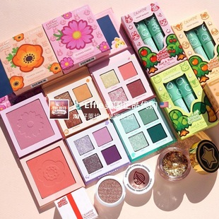 美代正品Colourpop动物森友会联名Animal Crossing眼影腮红唇膏笔