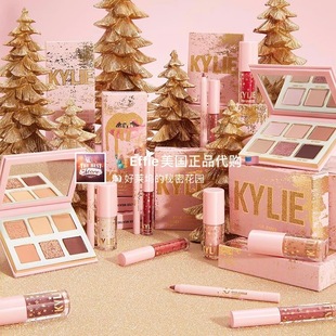 美代正品Kylie Holiday2020 圣诞迷你唇彩唇蜜套装眼影ULTA限量