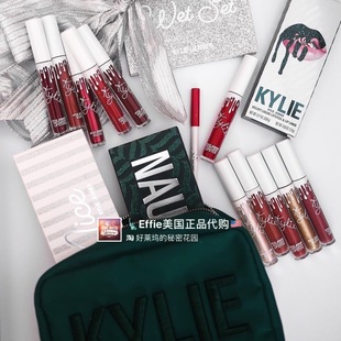 【正品现货】美国Kylie Holiday17全新圣诞系列眼影唇彩唇釉高光