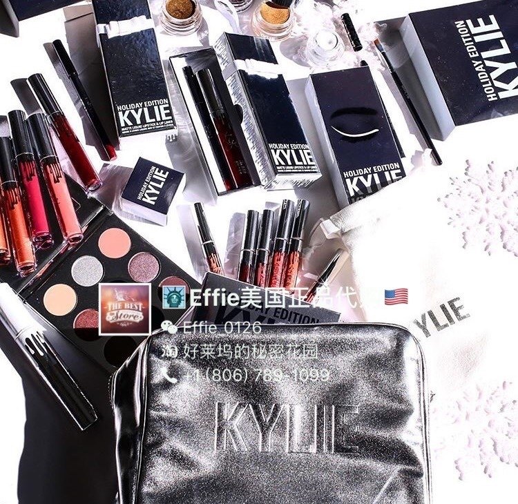 【现货限量正品】Kylie Holiday圣诞钻石系列眼影眼线 唇彩唇釉
