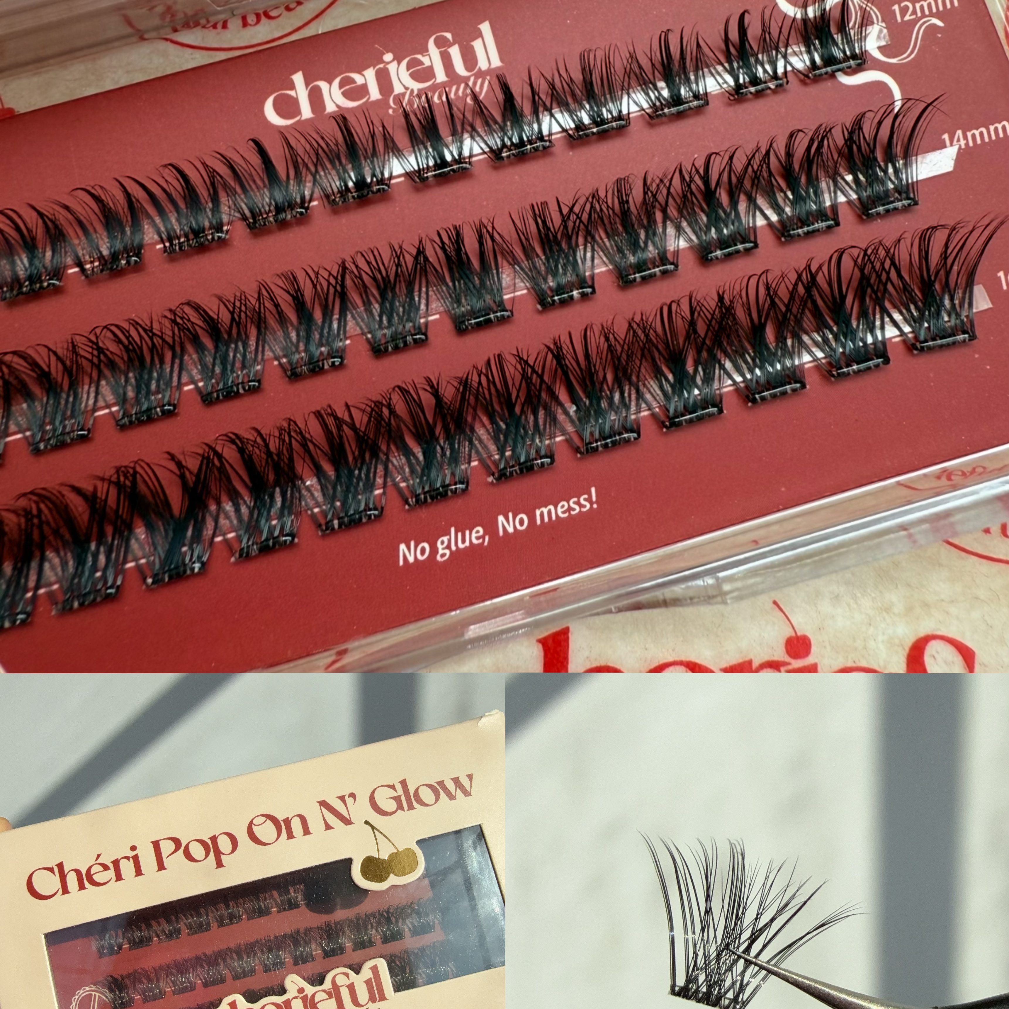 美代Cherieful爱妃免胶3排假睫毛