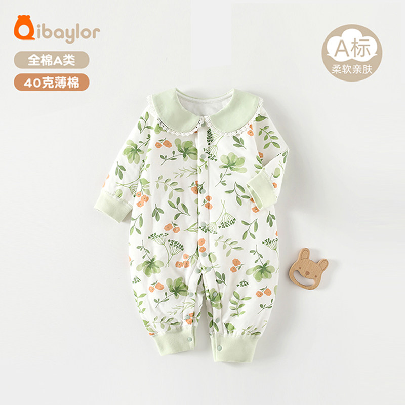 连体衣纯棉春秋冬可爱哈衣