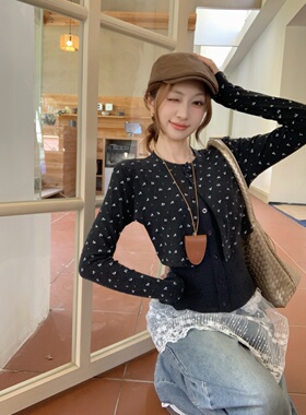 铅笔莓莓【02.09/20:00新品】限时前3天到手6折！碎花假两件上衣