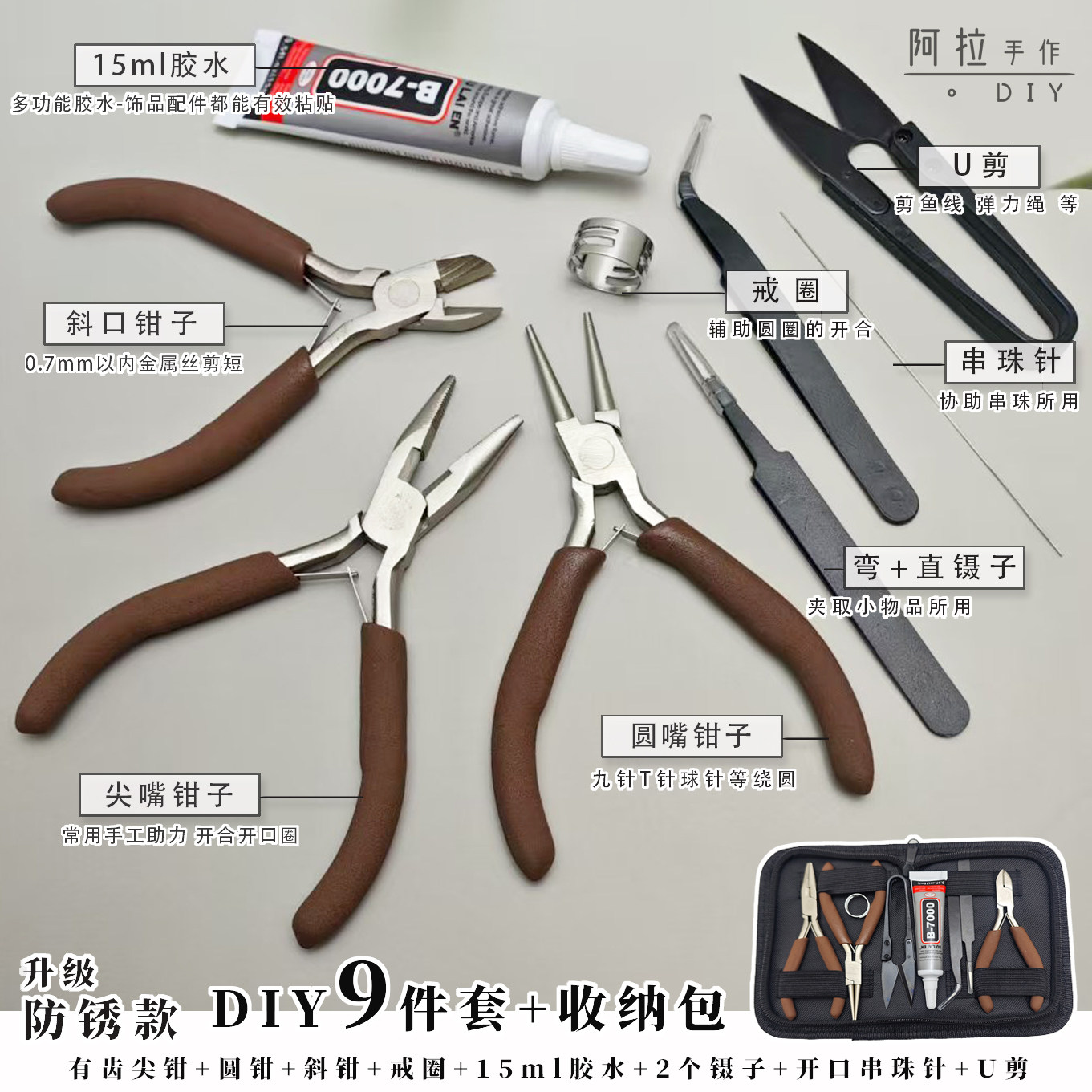 набор инструментов для ручных плоскогубцев diy беззубые плоскогубцы с круглым носом многофункциональные плоскогубцы с острым носом набор инструментов плоскогубцы с косым носом антикоррозийные Изображение 1