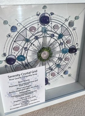 天然水晶阵列原石手作治愈艺术