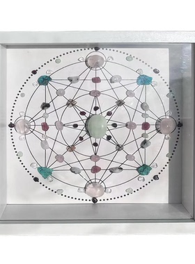 天然水晶阵列原石手作治愈艺术