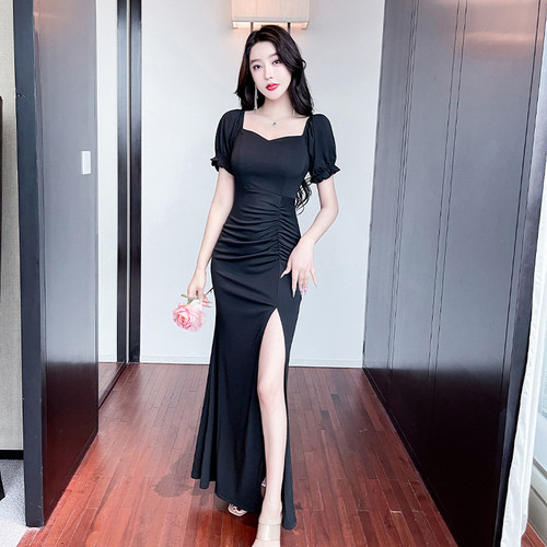 夜总会性感晚礼服桑拿长裙