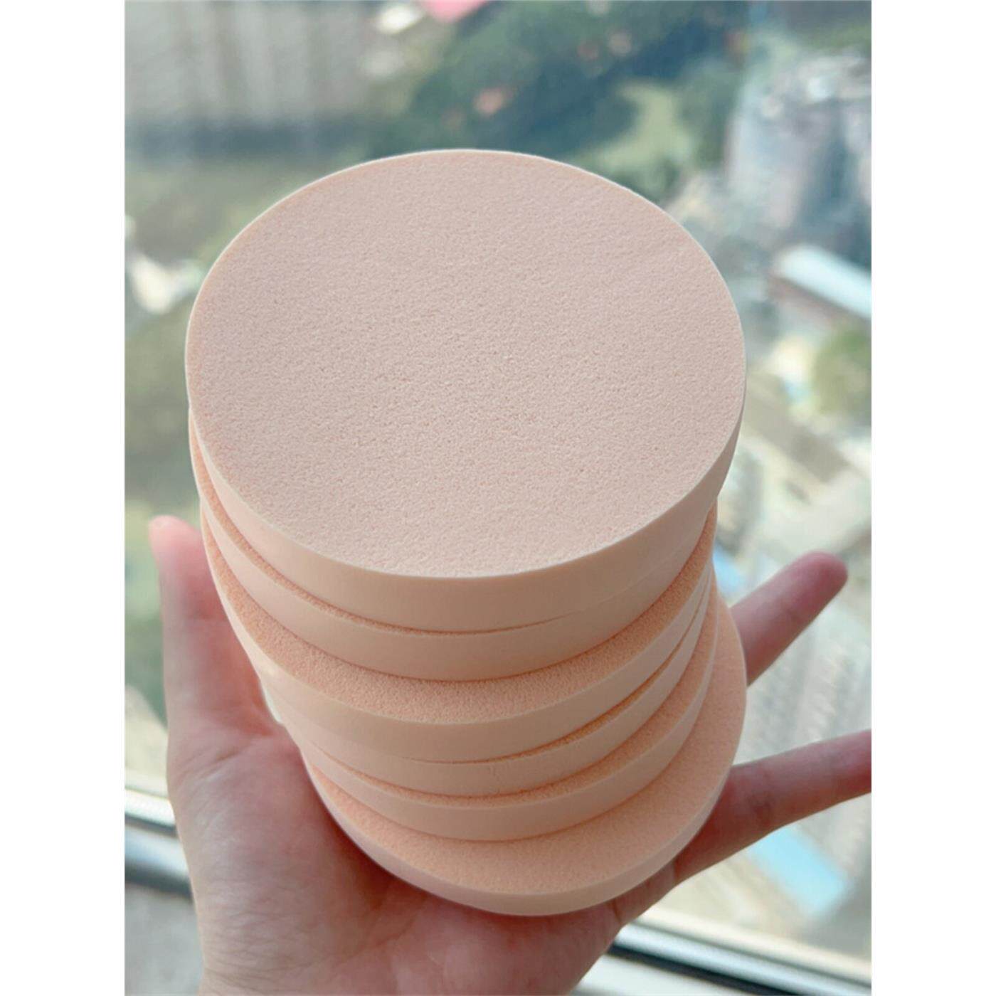 影楼化妆师大号圆形湿粉扑干湿两用BB霜海绵洗脸气垫粉饼化妆棉