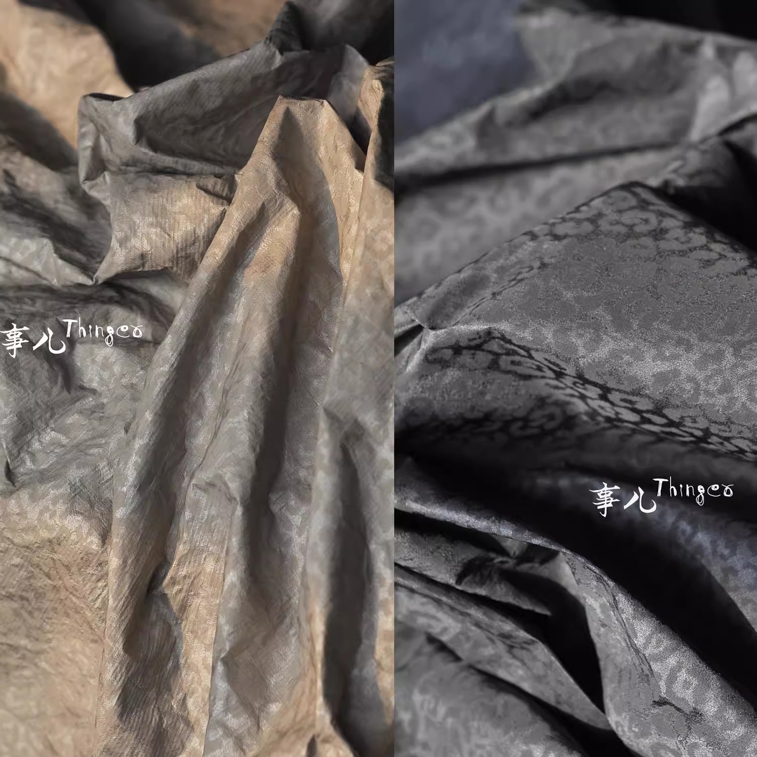 事儿tyvek设计师风豹纹款杜邦纸