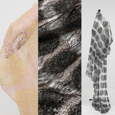 叠穿吧！薄而透马海毛手摇针织