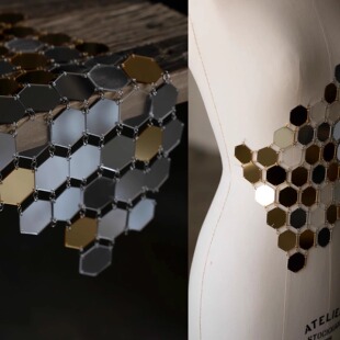 正六边形片辅料 RABANNE系列 事儿 高硬耐磨亚克力镜片－PACO