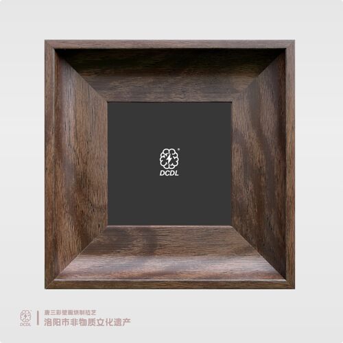 DCDL冰箱贴非实木胡桃木色摆台