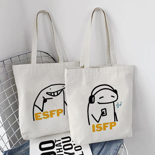 INFJ INTJ ENFP ESFJ ESFP帆布包MBTI16型人格帆布袋定制购物学生