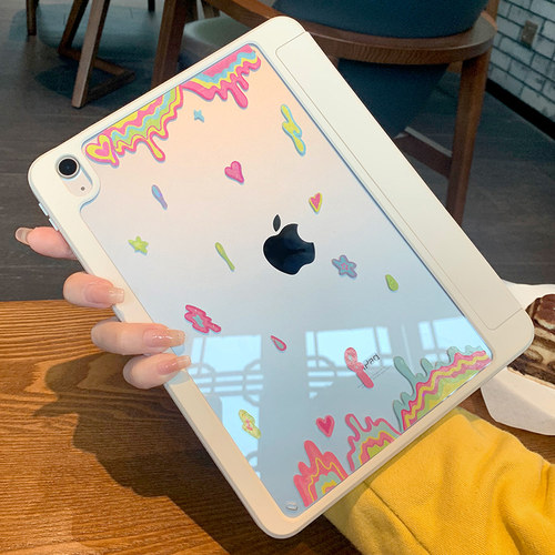 自带笔槽iPad亚克力保护壳