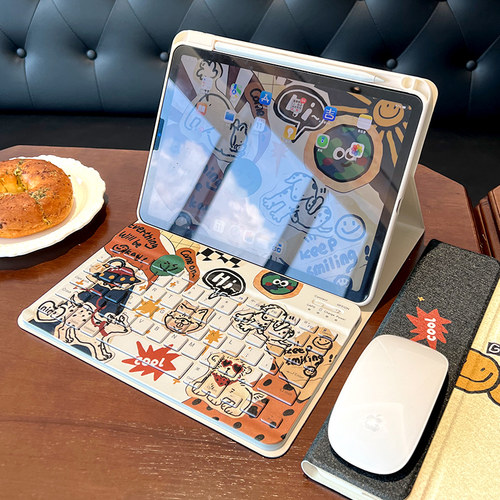 【键盘保护套】适用苹果iPad2024新款air6保护套pro11蓝牙键盘一体带笔槽air5/4平板电脑10.9寸无延迟壳