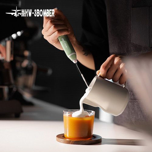 轰炸机电动手持奶泡器发泡器