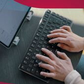 ULP 2.0 樱桃 新款 MINI 超薄紧凑型机械键盘三模矮轴 CHERRY