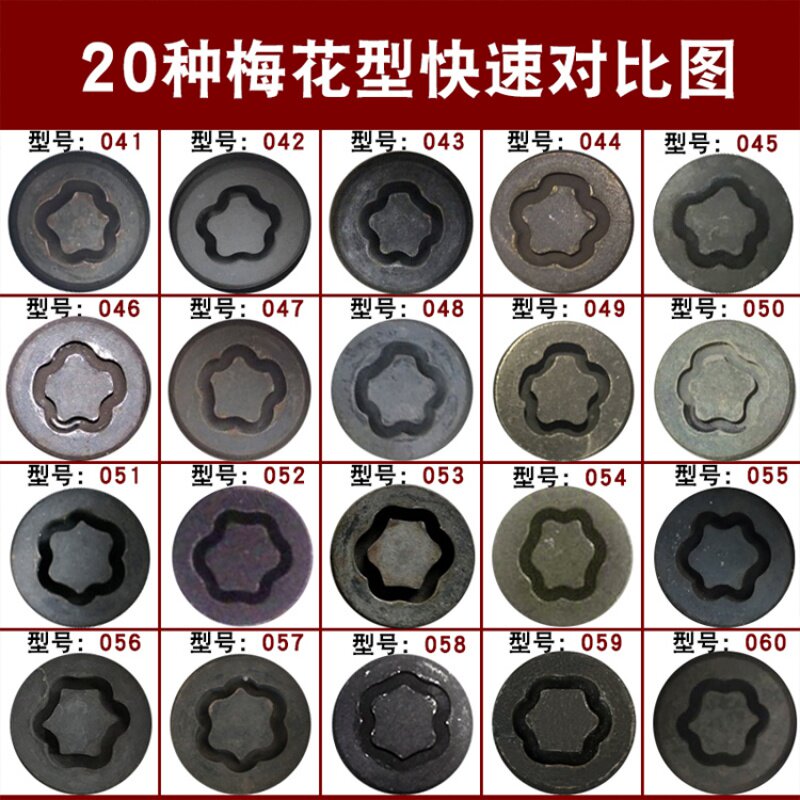 宝马轮胎防盗螺丝套筒头3系5系1系7系X1X3X4X5X6防盗螺丝钥匙工具