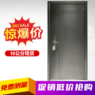 霍斯特防盗门家用入户门出租房室内门子母进户门氟碳漆钢质门特价