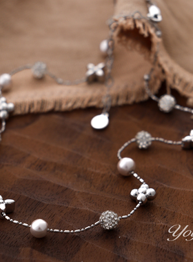 yoyr精致满天星珠珠重工项链女