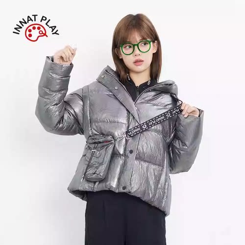 innatplay休闲常规立领羽绒服
