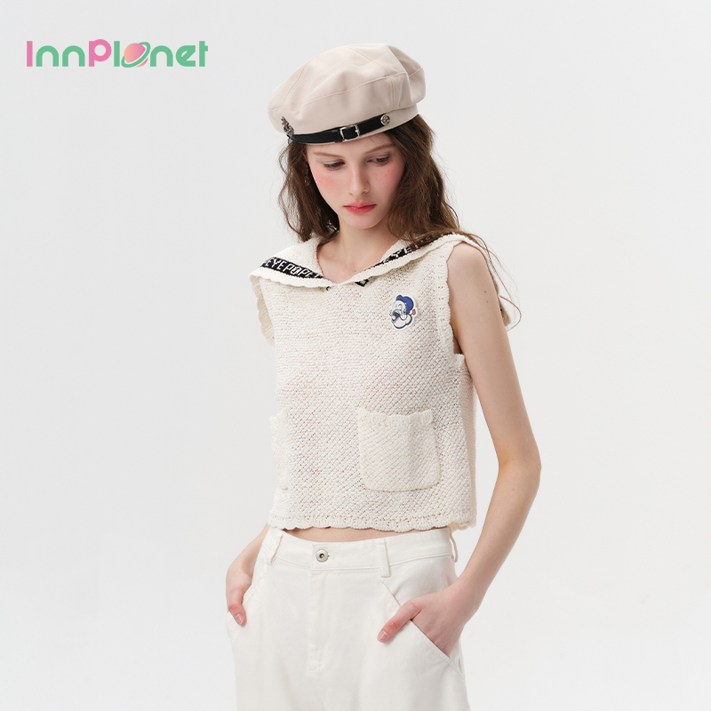 innplanet大力水手海军领针织衫