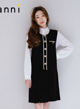 tanni新款通勤百搭时尚简约大气无袖连衣裙TM11DR610A