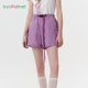 双色休闲松紧腰口袋短裤 innplanet25秋新款 甜酷工装 女PO11SP021A