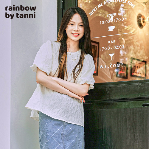 rainbow新中式甜美百搭大气上衣