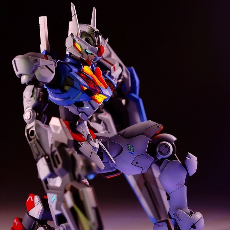 星动风灵HG 1/144水星的魔女魔灵修改型 AERIAL 模型拼装机甲