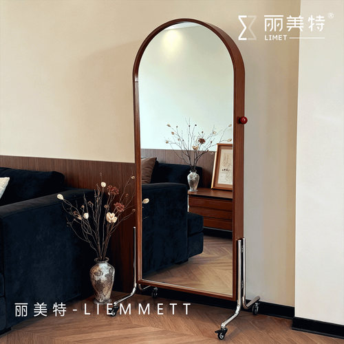 服装店中古风落地试衣镜