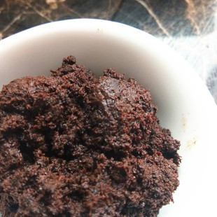 合德医馆 咖啡红糖磨砂膏洗澡天然皂泥膏去死皮鸡皮无泡轻身保健