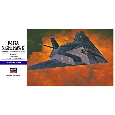 长谷川 00531 F-117A“夜鹰”隐形攻击机 1/72 拼装模型
