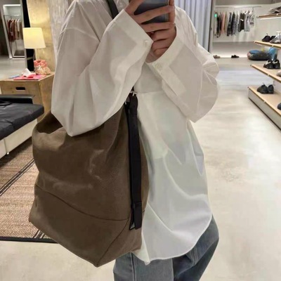 Jennie同款帆布包托特包通勤单肩斜挎包