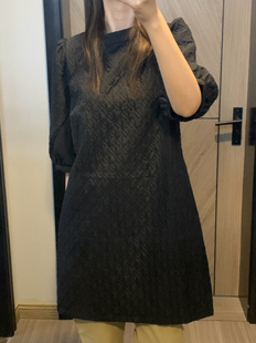 德国 贵牌 轻奢东方韵味 刺绣绗缝 花纹 显瘦文艺薄棉 连衣裙