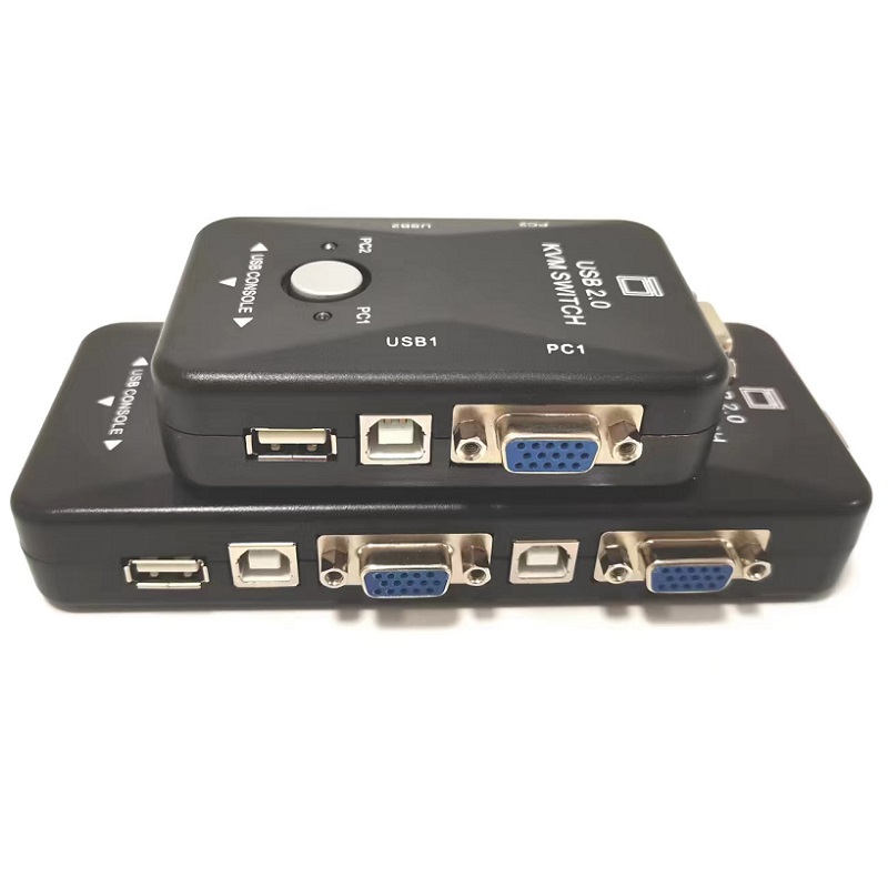 2UK 4UK 4 port USB KVM manual two -in -one or two hosts use shared display keyboard mouse switch