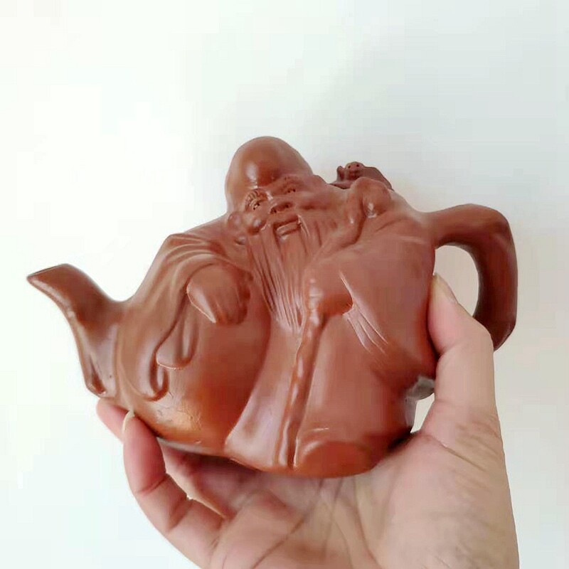 80年代早期宜兴紫砂老库存茶壶