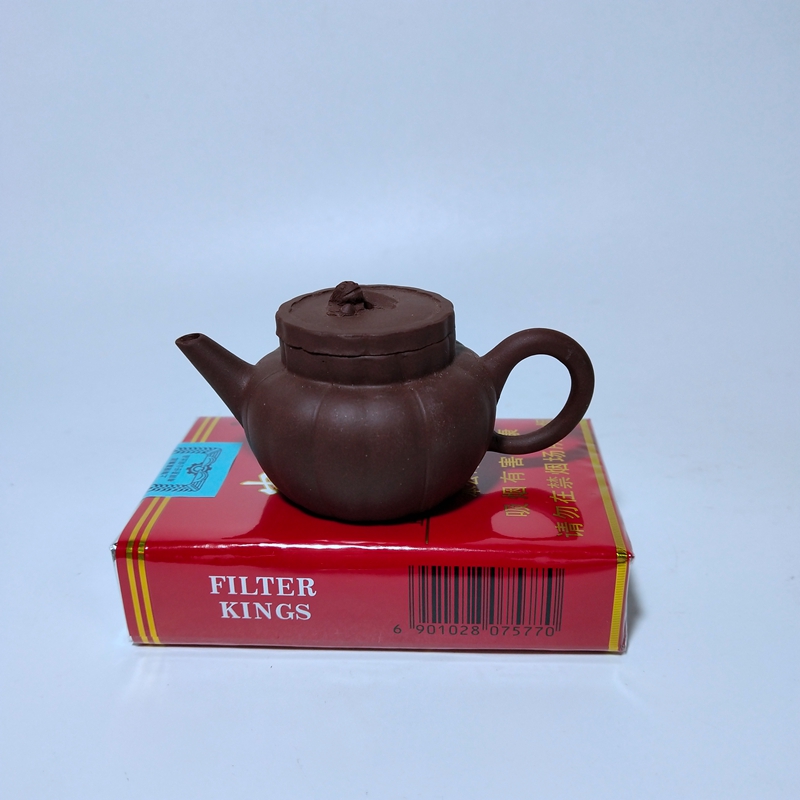 宜兴紫砂壶80年代出口30cc款狮球