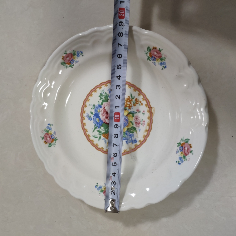八九十年代老库存托盘子16cm菜碟