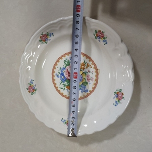 八九十年代出口老库存餐饮具托盘子菜碟欧式复古收藏洗碗机微波可