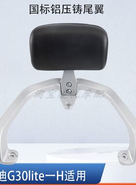 适用于雅迪G30lite-H/M电动车尾架靠背战神E360尾箱加厚货架衣架
