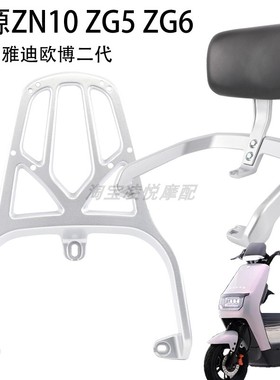 适用于电瓶车绿源ZN10 zg5 ZG6后货架尾架靠背雅迪欧博二代尾箱架