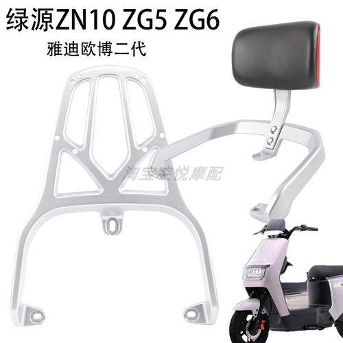适用于电瓶车绿源ZN10 zg5 ZG6后货架尾架靠背雅迪欧博二代尾箱架