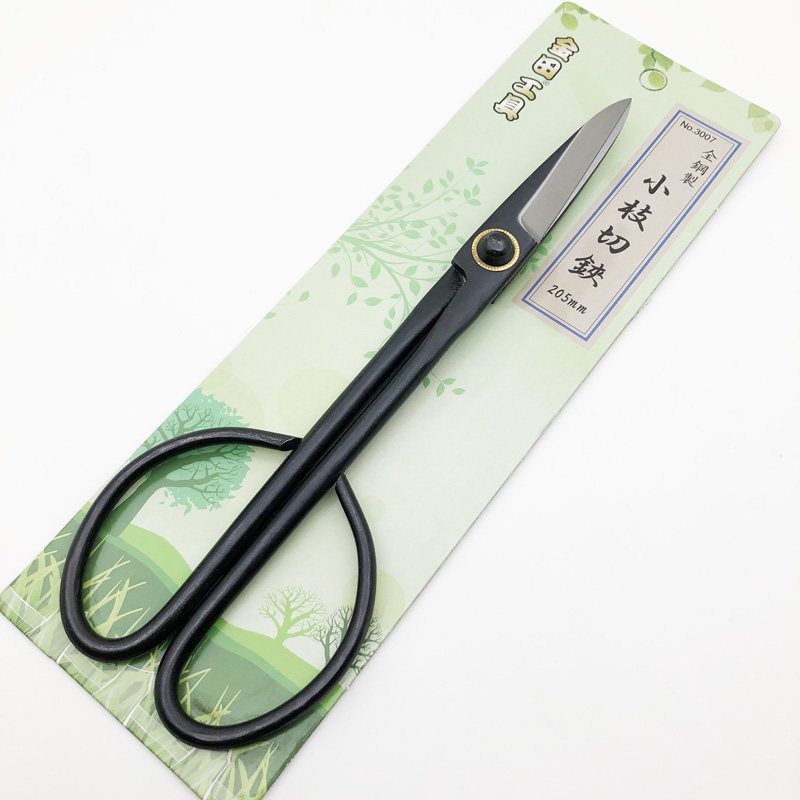 金田工具盆景叶芽剪刀小枝切铗图片