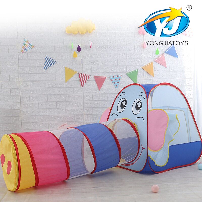 儿童帐篷室内隧道爬行筒游戏屋家用婴儿波波海洋球池户外